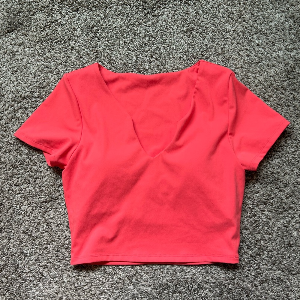 P’tula cropped shirt with built in bra